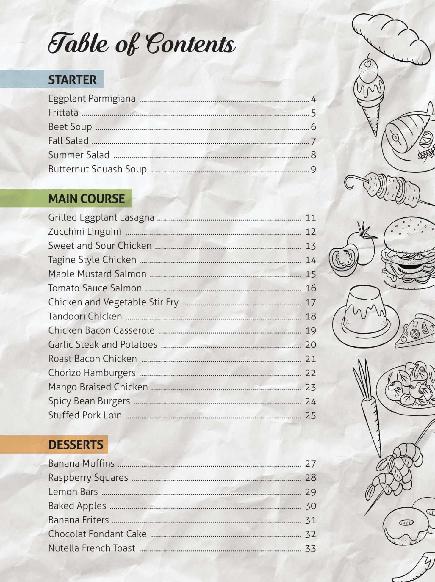 Recipe Book 1 and 2